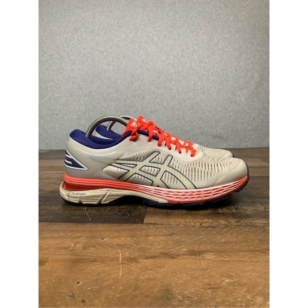 ASICS Womens Size 10 Gel Kayano 25 Athletic Sneakers Grey Running Shoes